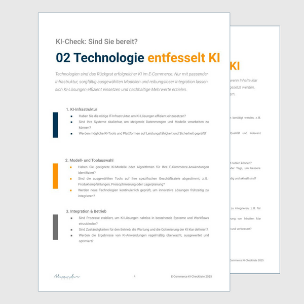 E-Commerce KI-Checkliste 2025
