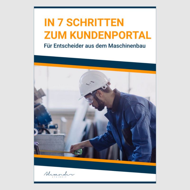 7 schritte zum kundenportal maschinenbau